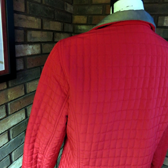 White Stag Jackets & Coats White Stag Red Quilted Jacket Size S